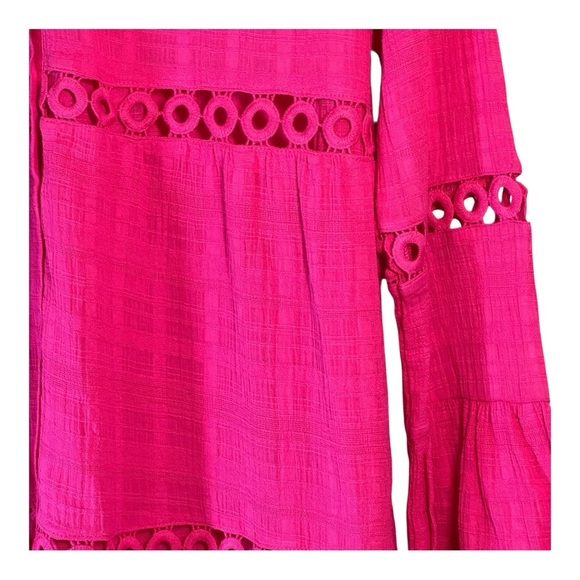 Anne Cole Cotton Bell-Sleeve Cover-Up Tunic NWT - Picture 3 of 5